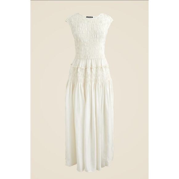 J. Crew Cream Maxi Dress - Picture 1 of 10